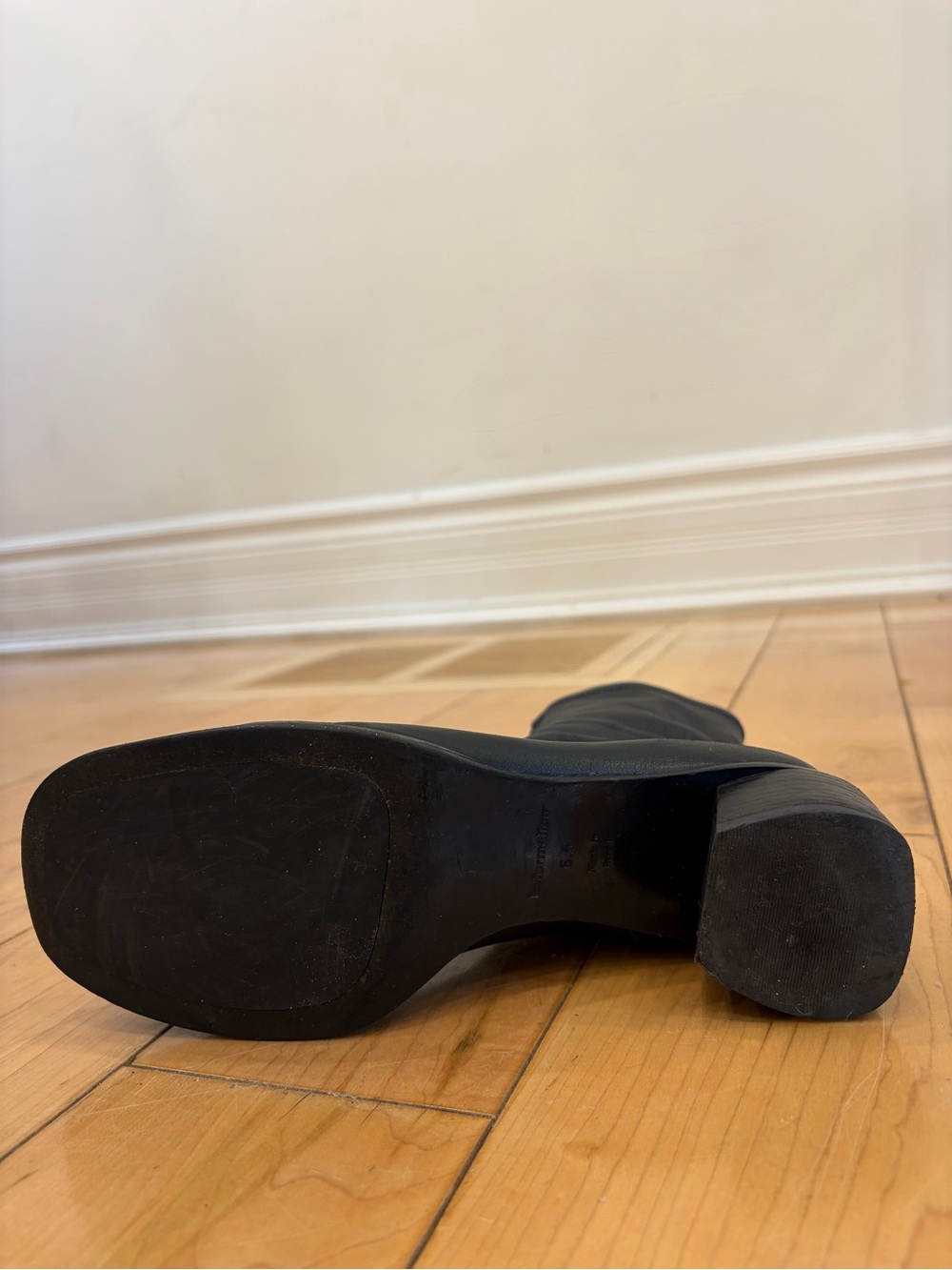 Reformation Black Soft Leather Ankle Boots - Picture 8 of 11
